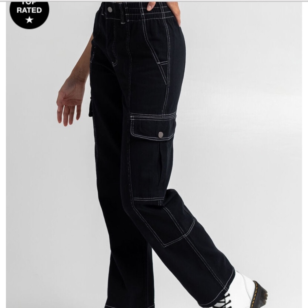 RSQ Stitch Cargo Carpenter Pants